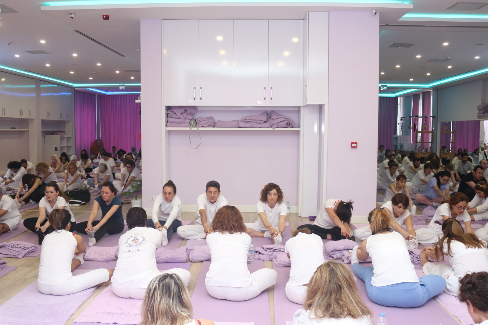 Yoga therapy session