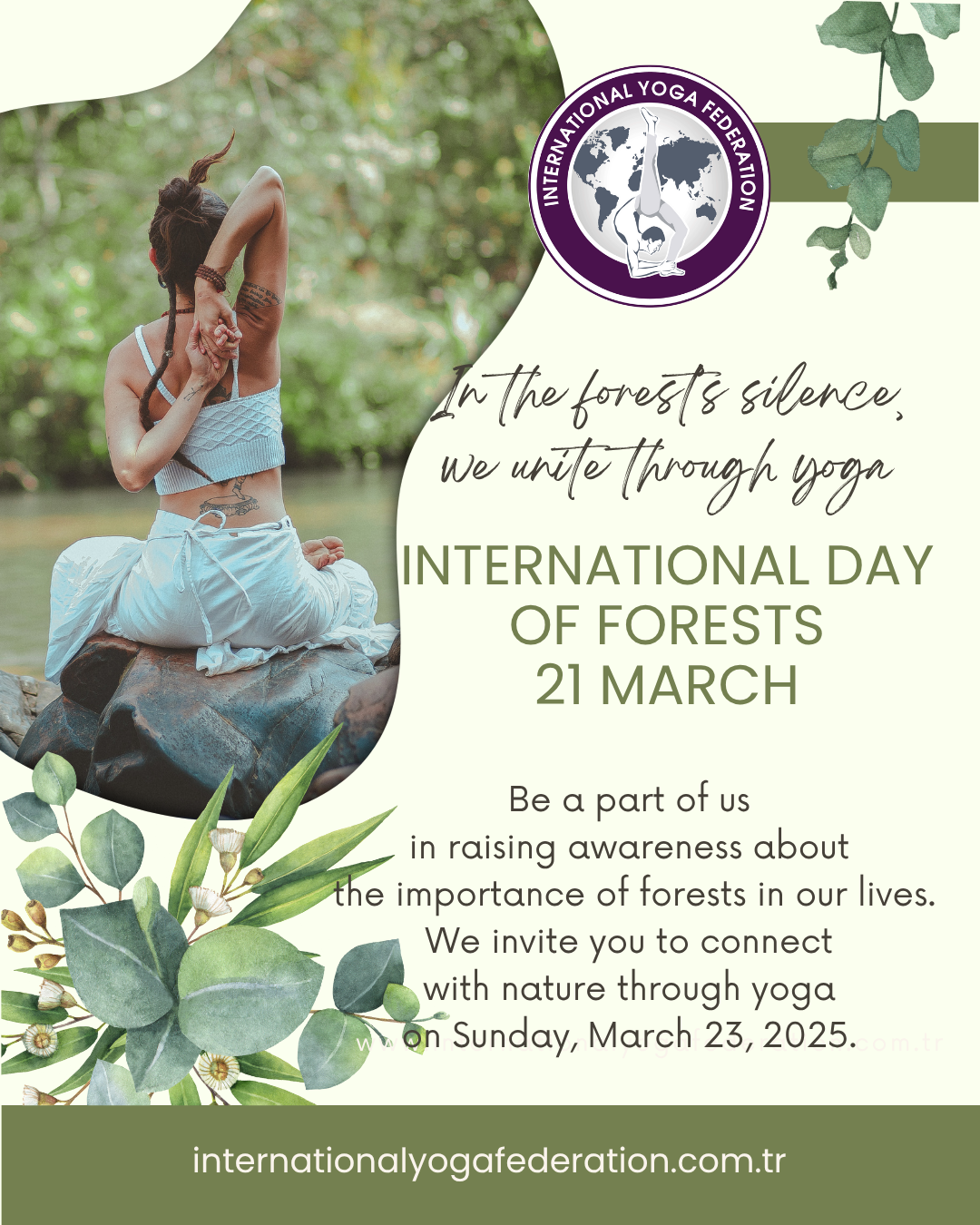INTERNATIONAL DAY OF FORESTS  YOGA IN HARMONY WITH NATURE